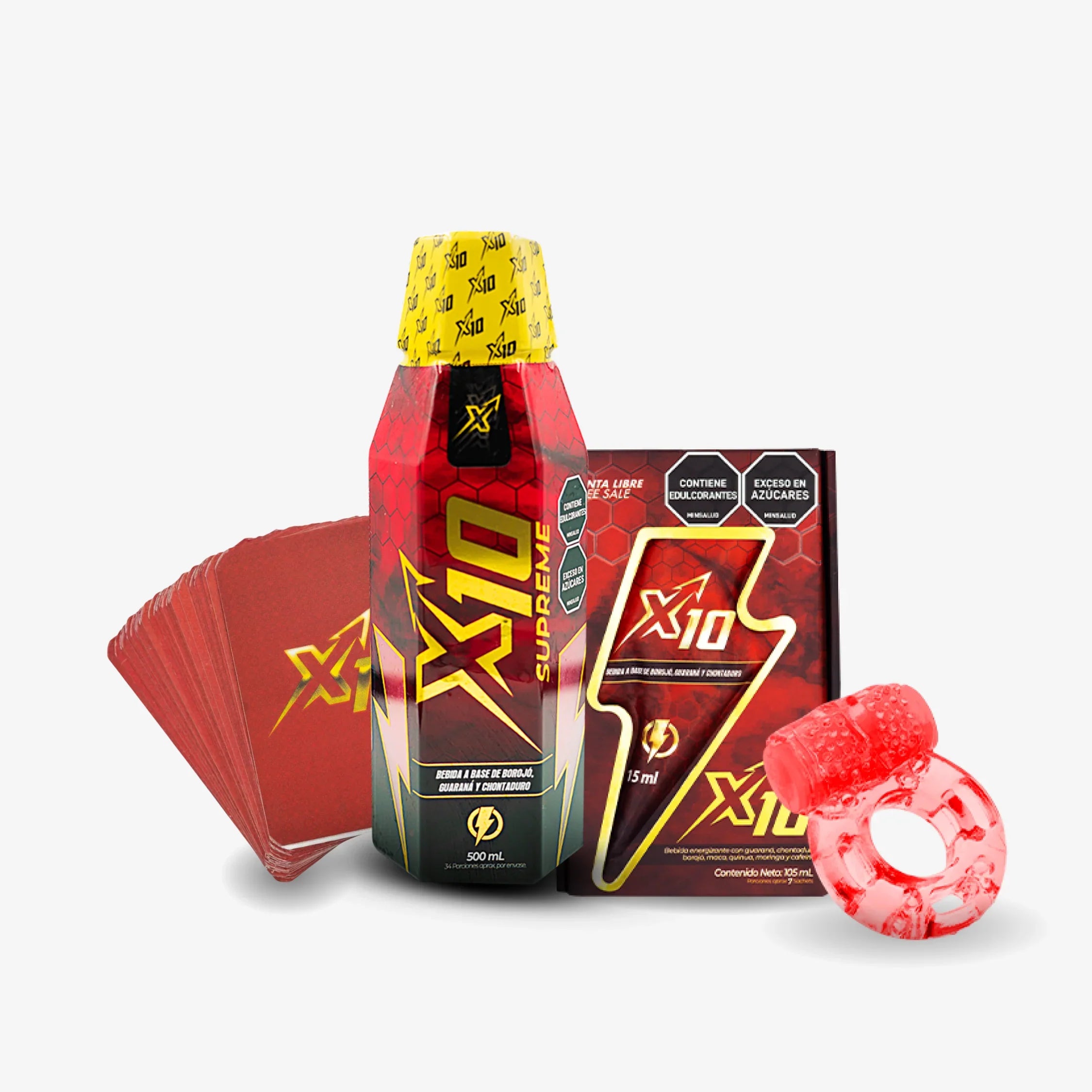 X10 Supreme + Caja de X10 + Anillo + Cartas