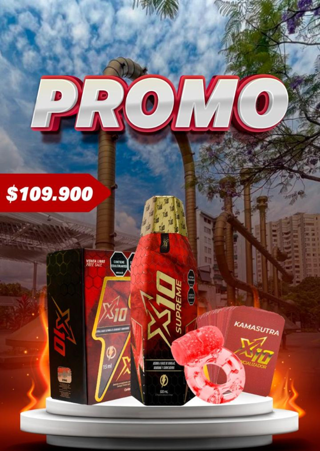 CAJA X10 + TARRO + ANILLO + CARTAS